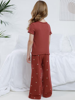 МП 1659/терракотовый 1426 Н074.1 пижама для дев