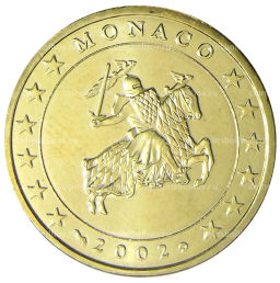 50 евроцентов 2002 года Монако