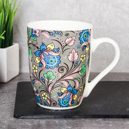 Кружка 400 мл. Цветы арт. G039 (736164)