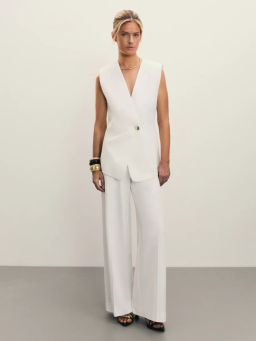 Брюки из тенселя и хлопка / Zarina