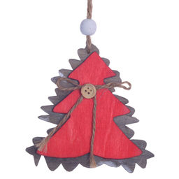 Украшение новогоднее "Сердце/Звезда/Елка", L10,5 W2 H10,5 см, 3в.
