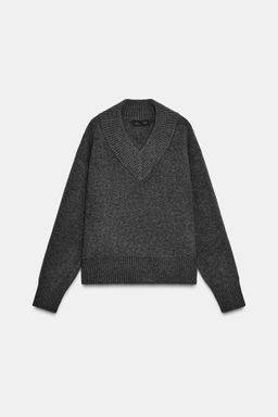 KNIT V-NECK JUMPER - Zara фото 4