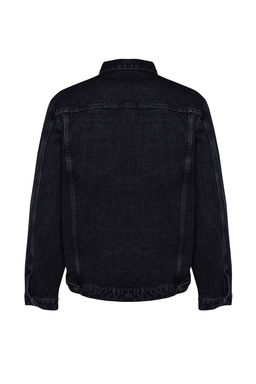 TRENDYOL MAN Orta Mavi %100 Pamuk Regular Fit Denim Kot Ceket TMNAW24CE00004 - Trendyolmilla фото 10