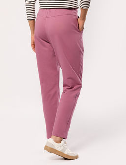 VILATTE / Брюки из футера-двухнитки с премиальной фурнитурой  фото 4