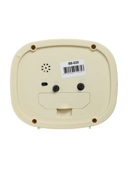 Будильник «Гусь», плавный ход, 12.5×10.5 см, жёлтый