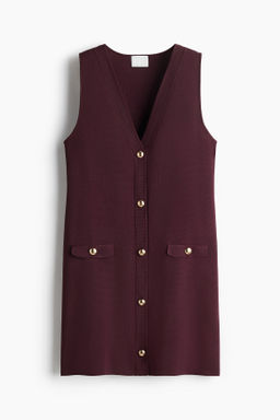 Vestido con escote en V