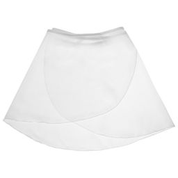 Юбка гимнастическая Grace Dance, с запахом, р. 34-36, цвет белый  фото 7