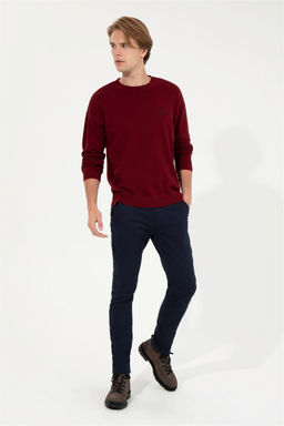 U. S. Polo Assn Мужской бордовый трикотаж с круглым вырезом - U.s. polo assn фото 10