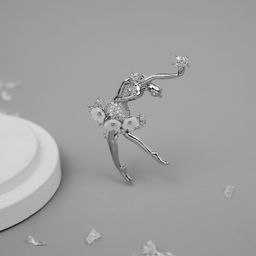 Брошь Арт. 3V-7036-W