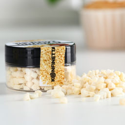 Сублимированное яблоко кусочками, для капкейков, куличей, шоколада, 5 г. - KONFINETTA фото 3