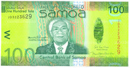 Банкнота 100 тала 2017 года Самоа