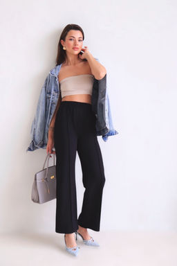 Брюки базовые чёрные - Martichelli фото 53