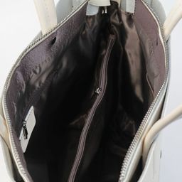 Женская кожаная сумка тоут 8650 Беж - Cidirro фото 4