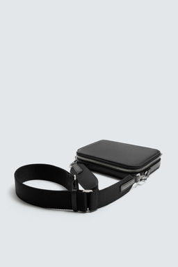 LEATHER CROSSBODY BAG - Zara фото 8