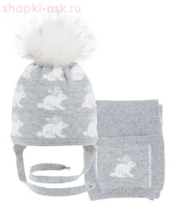 Лулу Комплект для девочки (шапка+шарф) (48-52)
