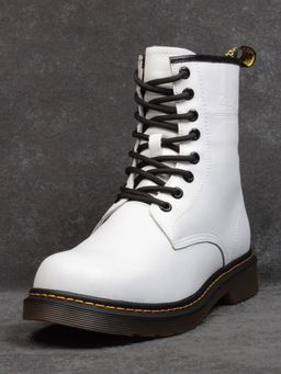 04-10072004 WHITE Ботинки зимние женские (натуральная кожа, натуральный мех) - Фабричный китай фото 4