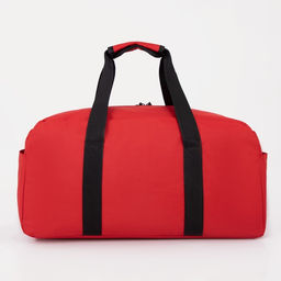 Сумка спортивная на молнии, 2 наружных кармана, цвет красный - Simaland фото 3