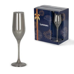 Бокал для шампанского СЕЛЕСТ 160мл СИЯЮЩИЙ ГРАФИТ 6шт арт.P1564 /ЛЮМИНАРК/ - Luminarc фото 3