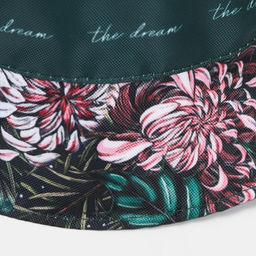 Панама Цветы, цвет зелёный, 56-58 рр. - Overhat фото 10