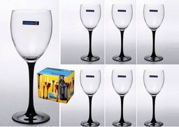 Набор бокалов для вина ДОМИНО 6шт 250мл