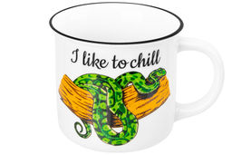 Кружка 400 мл 13*9,5*8,8 см Змея I like to chill NEW BONE CHINA - Elan gallery фото 4