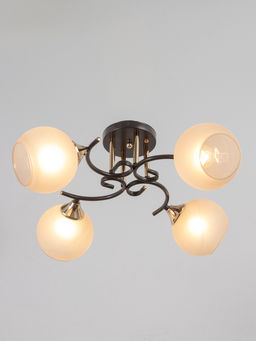 Люстра «Севиль» 2094/4, 4×60 Вт, Е27, 53×24 см, кофе/золото