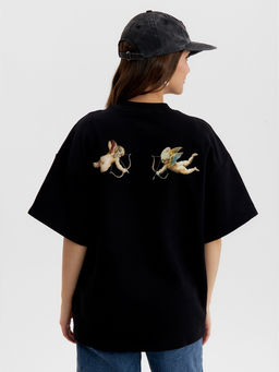 Футболка женская MIST Queen, размер 42, чёрная