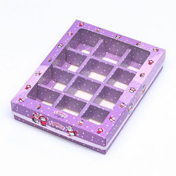 Цена за 5 шт. Новогодняя коробка - упаковка для конфет 12 шт. «Новогодний пингвин», 19×14.5×3.5 см