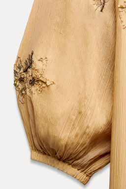 LONG BEADED KIMONO - Zara фото 5