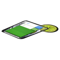 Цена за 2 шт. Стикеры-закладки пластиковые, 12х45; 45x45 мм, 60 шт., арт. 58484 / 48 ЛИМОНАД