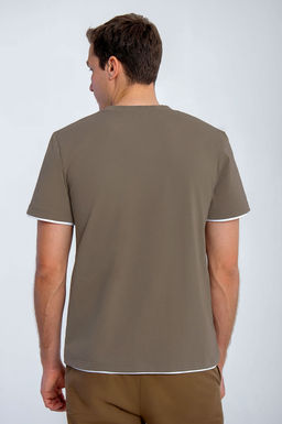 Арт. 67115/2 Футболка мужская 48-56 (5 шт) Цвет:полынь - Идеал фото 4