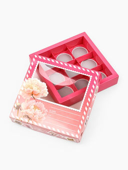 Цена за 5 шт. Коробка под 9 конфет со скретч-слоем «Послание», 14.5×14.5×3.5 см