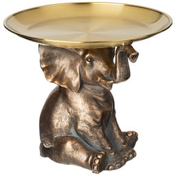 ПОДСТАВКА ДЕКОРАТИВНАЯ ДЛЯ МЕЛОЧЕЙ СЛОН 20*20*18 СМ