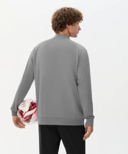 Джемпер тренировочный на молнии JOGEL PREMIER PerFormDRY Training FZ Jacket, серый  фото 7