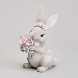 ФИГУРКА ДЕКОРАТИВНАЯ КРОЛИК 9Х9,5Х16 СМ