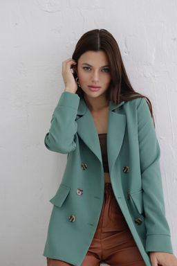 Двубортный жакет с английским воротником - Martichelli фото 124