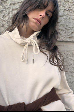 WASHED-EFFECT INTERLOCK SWEATSHIRT - Zara фото 6