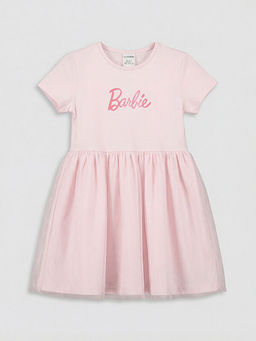 Barbie Bask?l? K?z ?ocuk T?t? Elbise