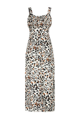 TRENDYOLMILLA K?rm?z? Cicekli Viskon Maxi Dokuma Elbise TWOSS24EL00613  фото 20