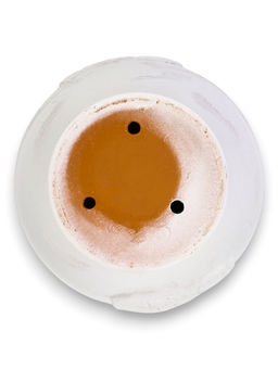 Набор горшков цветочный поддоном 4 шт 0,6 / 1,4 / 2,5 / 5 л керамика белый Галандия