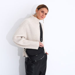 Сумка женская TEXTURA, мессенджер, маленький размер, цвет чёрный  фото 9