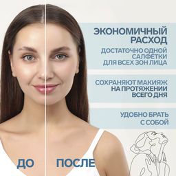 Цена за 3 шт. Матирующие салфетки «Colorful», 50 шт., цвет синий