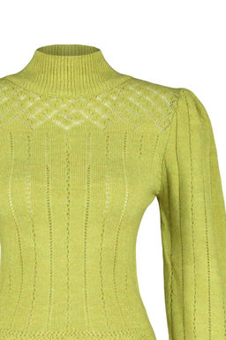 Tas Ajurlu/Delikli Dik Yaka Triko Kazak TWOAW21KZ0034 - Trendyolmilla фото 15