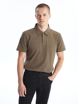Polo Yaka K?sa Kollu Pike Erkek Ti??rt