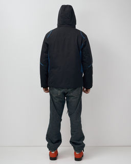 Горнолыжная куртка мужская зимняя темно-синего цвета 7617TS - Mtforce фото 14