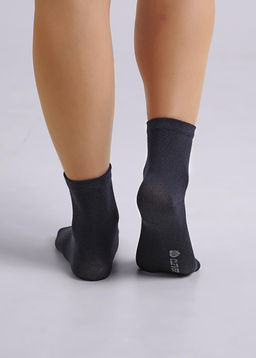 CLE Носки жен.Д201 хл+эл логот т.синий - Clever wear фото 2