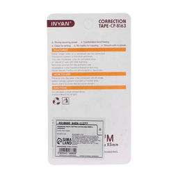 Корректор-лента 12 м × 5 мм, блистер, европодвес, корпус МИКС с рисунком