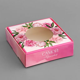 Цена за 5 шт. Коробка подарочная сборная с окном, упаковка, «Самой красивой», 10×10×3 см