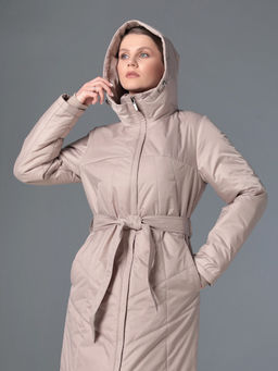 Пальто дем. капучино - Dizzyway фото 5