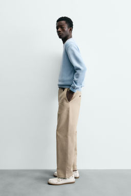 JERSEY ESTRUCTURA LAVADA ALGOD?N / Celeste lavado